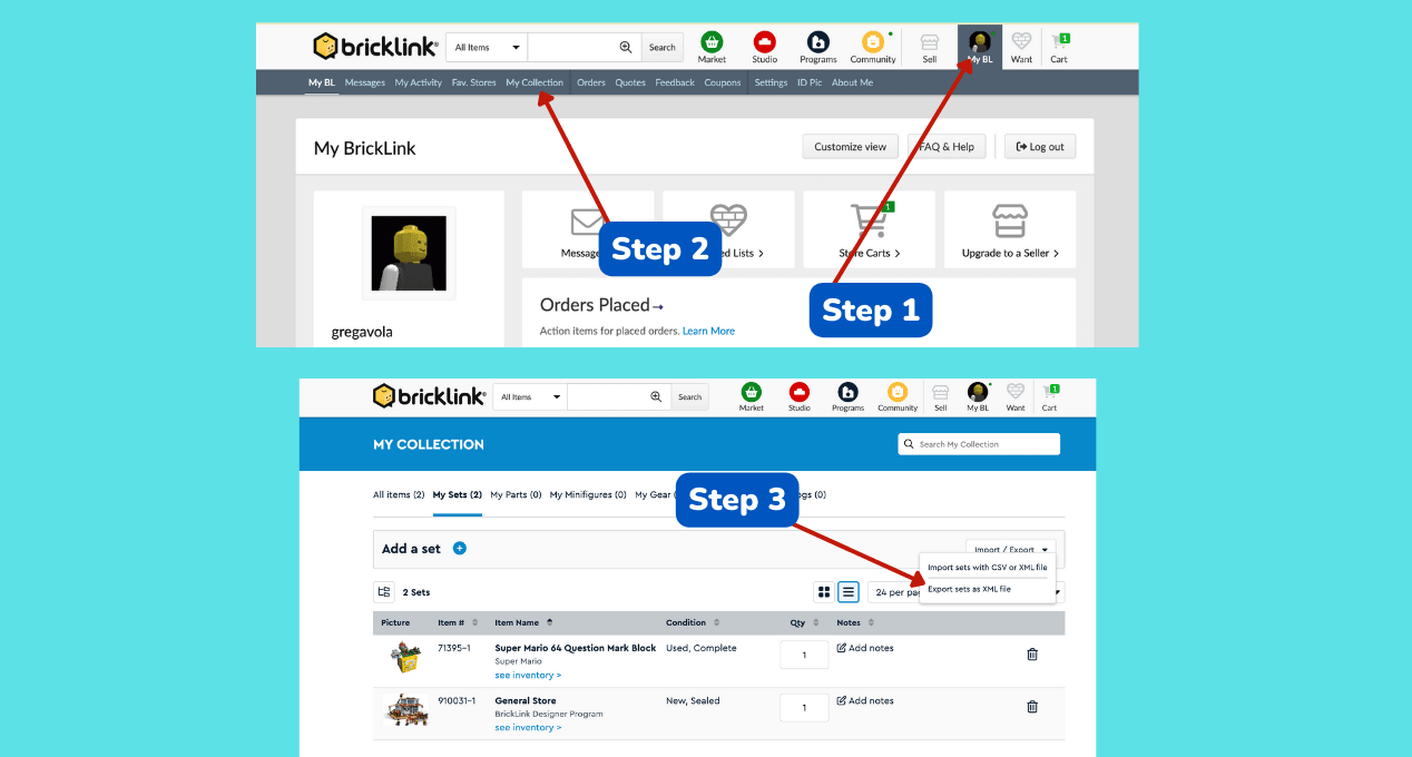 bricklink instructions
